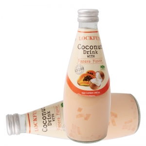 乐可芬木瓜味椰子汁饮料(含椰果)290ml 乐可芬木瓜味椰子汁饮料(含椰果)290ml