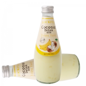 乐可芬香蕉味椰子汁饮料(含椰果)290ml 乐可芬香蕉味椰子汁饮料(含椰果)290ml