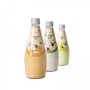 乐可芬椰汁味饮料290ml(椰汁、芒果、木瓜) 乐可芬椰汁味饮料290ml(椰汁、芒果、木瓜)